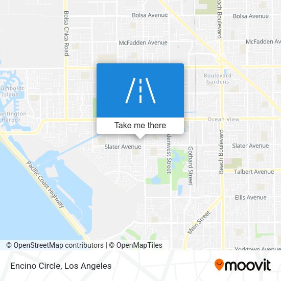 Encino Circle map