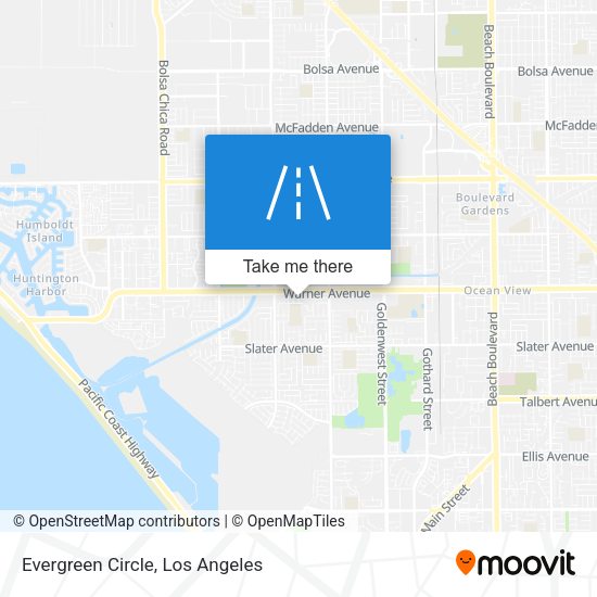Evergreen Circle map