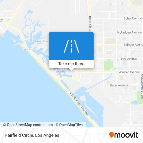 Mapa de Fairfield Circle