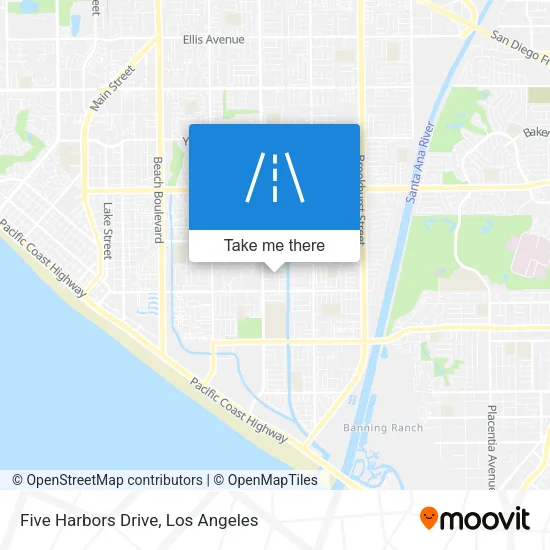 Five Harbors Drive map