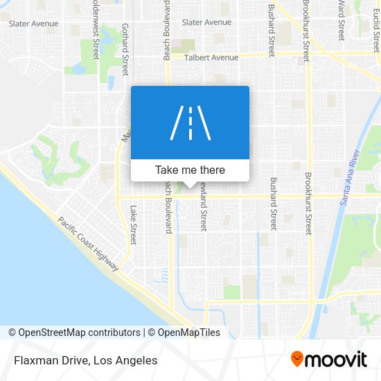 Mapa de Flaxman Drive