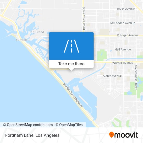 Mapa de Fordham Lane