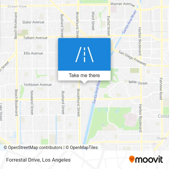 Forrestal Drive map