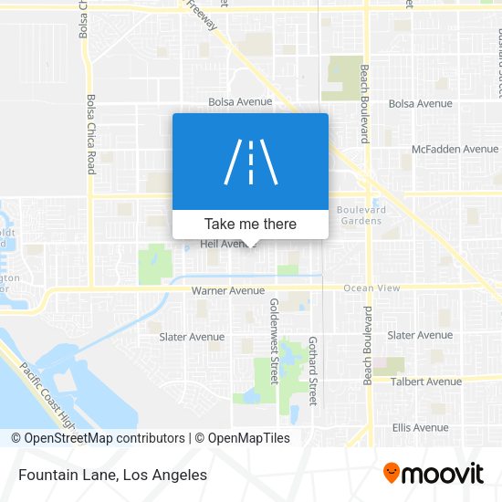 Fountain Lane map