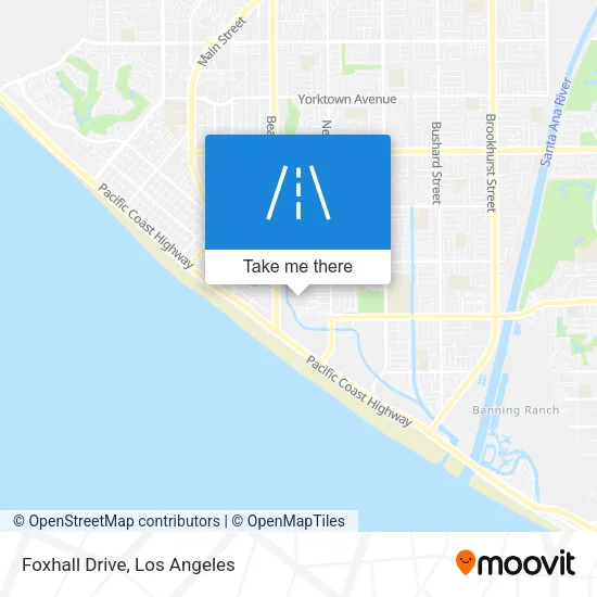 Foxhall Drive map