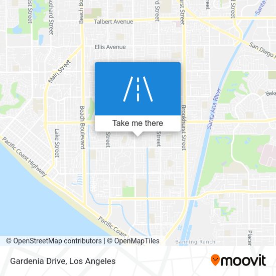 Mapa de Gardenia Drive