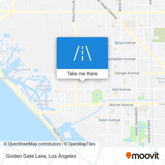 Mapa de Golden Gate Lane