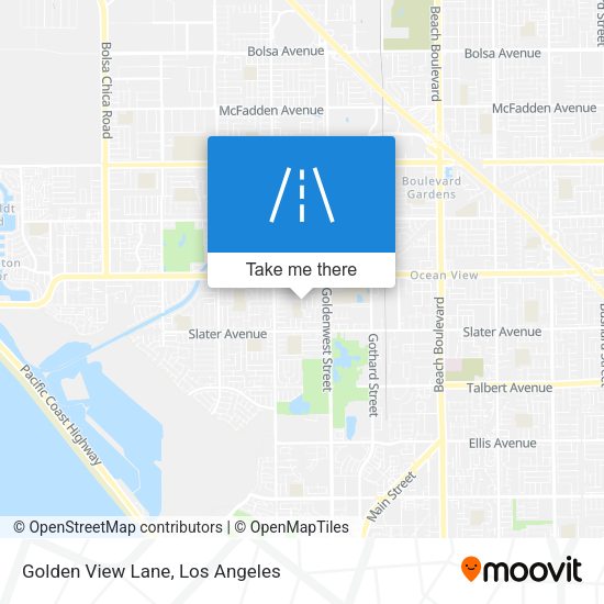 Mapa de Golden View Lane