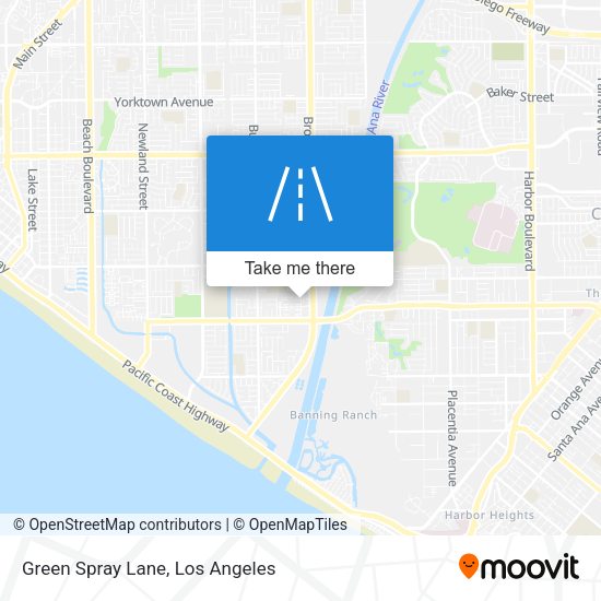 Green Spray Lane map