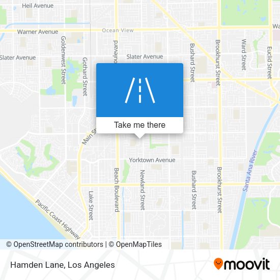 Mapa de Hamden Lane