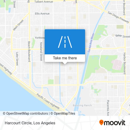 Mapa de Harcourt Circle