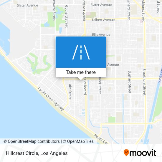 Hillcrest Circle map
