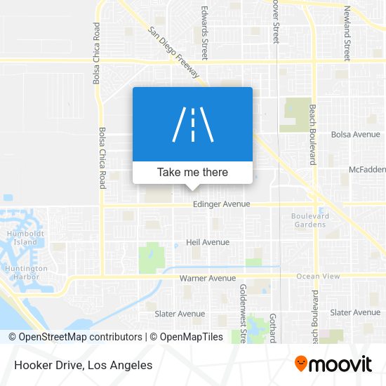 Hooker Drive map