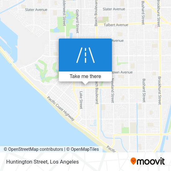 Mapa de Huntington Street