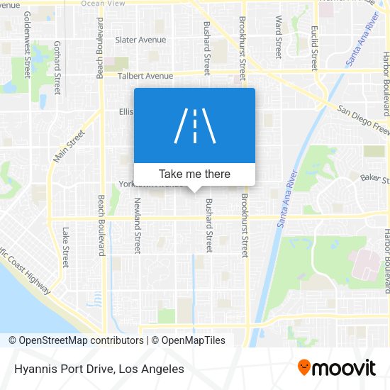 Hyannis Port Drive map