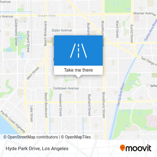 Mapa de Hyde Park Drive