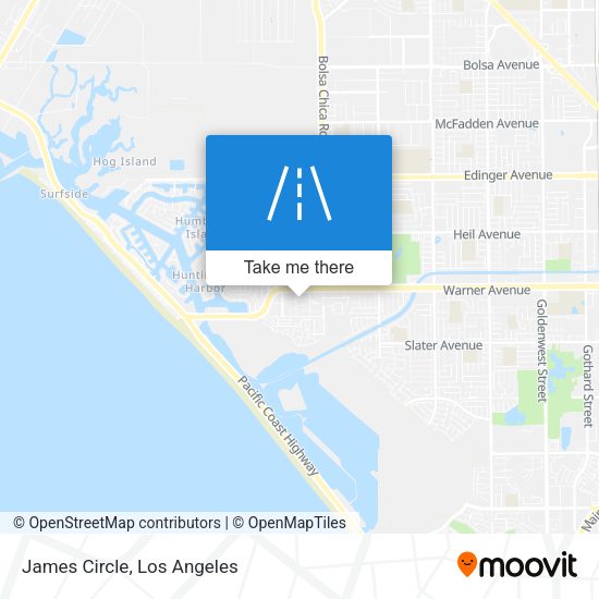 Mapa de James Circle