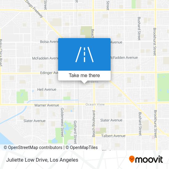 Mapa de Juliette Low Drive