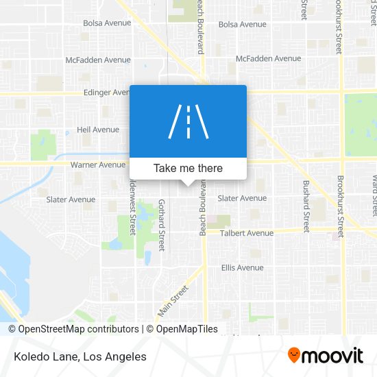 Mapa de Koledo Lane