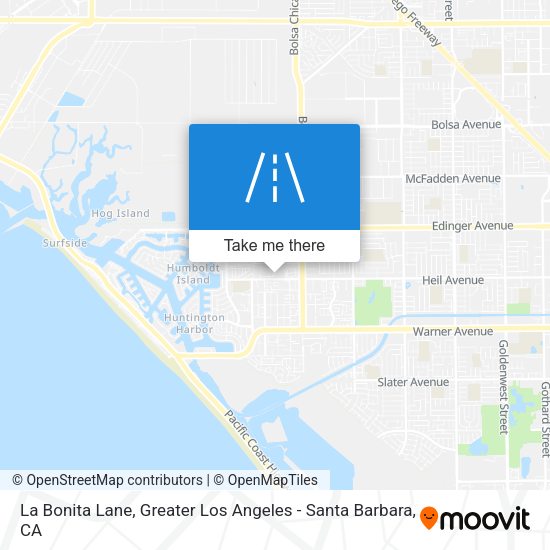 Mapa de La Bonita Lane