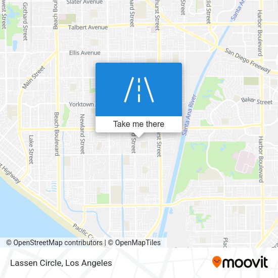 Mapa de Lassen Circle
