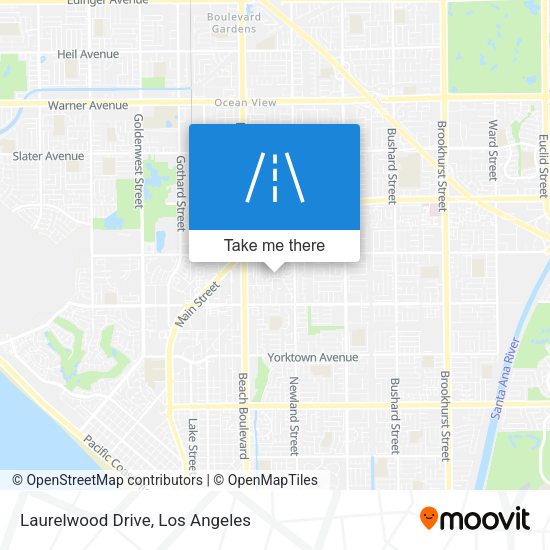Laurelwood Drive map