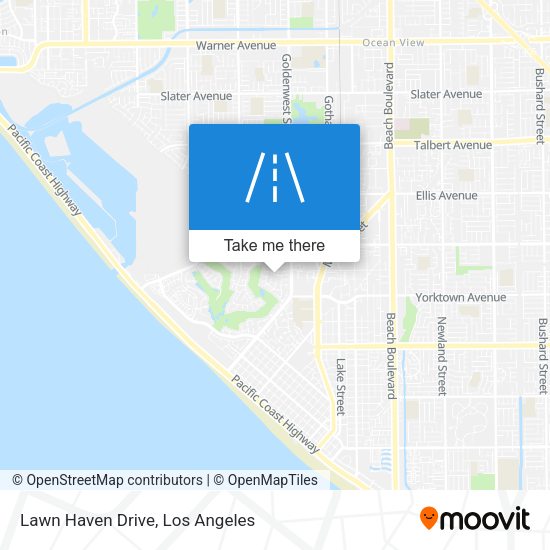 Lawn Haven Drive map