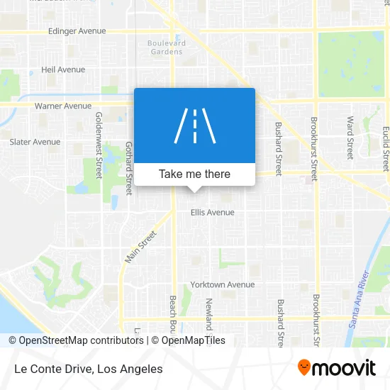 Le Conte Drive map
