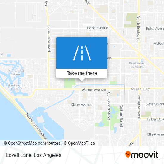 Mapa de Lovell Lane