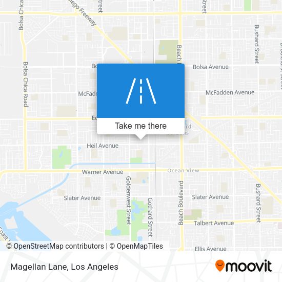 Mapa de Magellan Lane