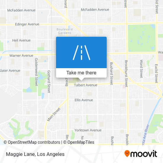 Mapa de Maggie Lane
