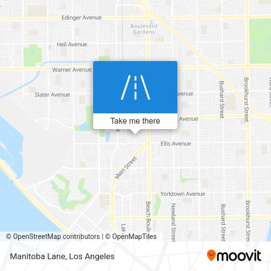 Mapa de Manitoba Lane