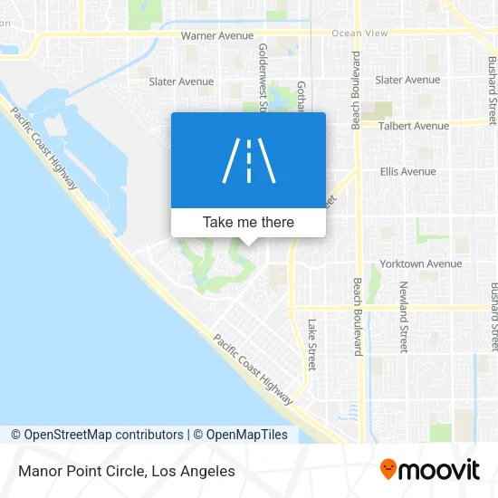 Mapa de Manor Point Circle