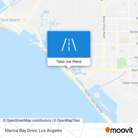 Marina Bay Drive map