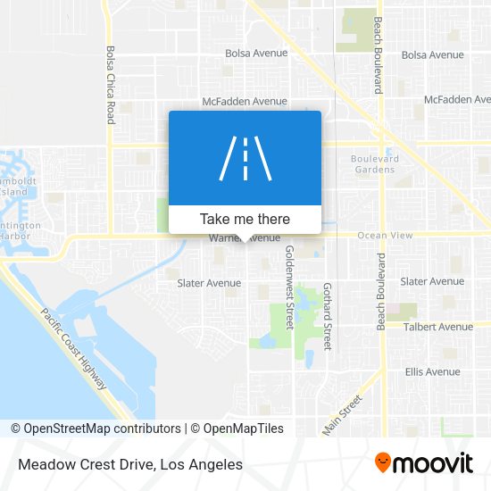 Meadow Crest Drive map