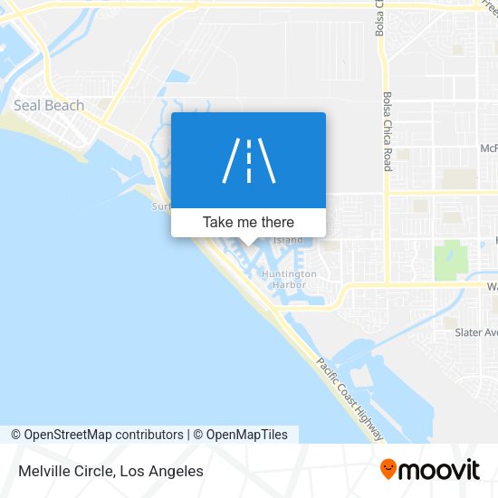 Melville Circle map