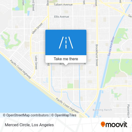 Mapa de Merced Circle