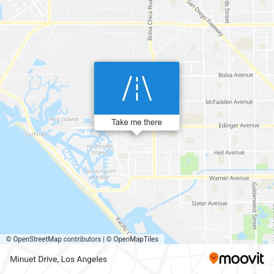 Minuet Drive map
