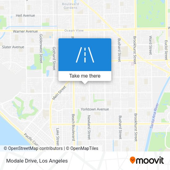 Modale Drive map