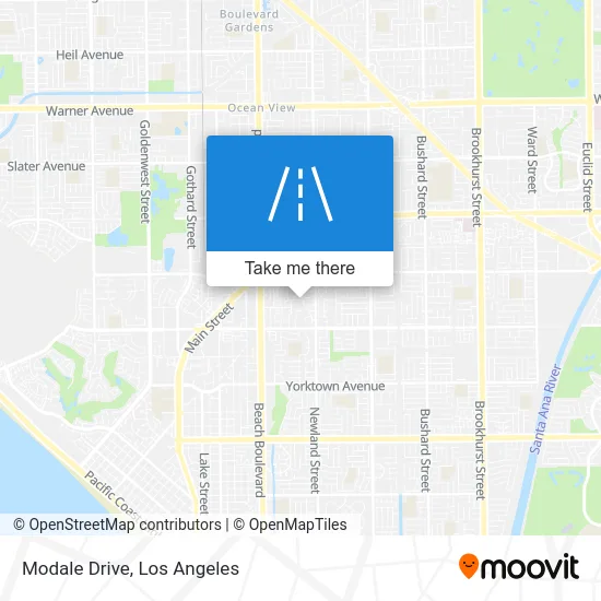 Modale Drive map