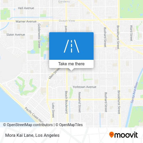 Mapa de Mora Kai Lane
