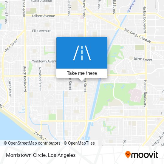 Morristown Circle map