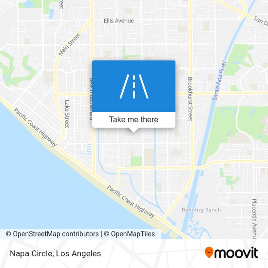 Mapa de Napa Circle