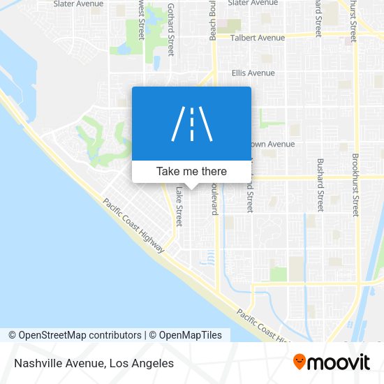 Mapa de Nashville Avenue