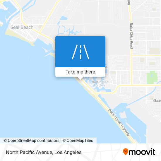 North Pacific Avenue map