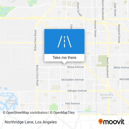 Northridge Lane map