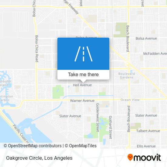 Mapa de Oakgrove Circle