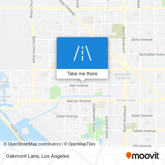 Oakmont Lane map