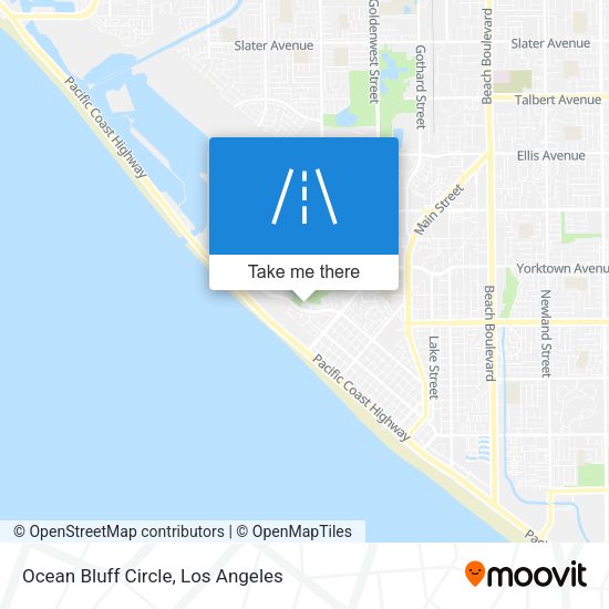 Mapa de Ocean Bluff Circle