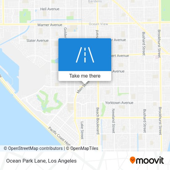 Mapa de Ocean Park Lane